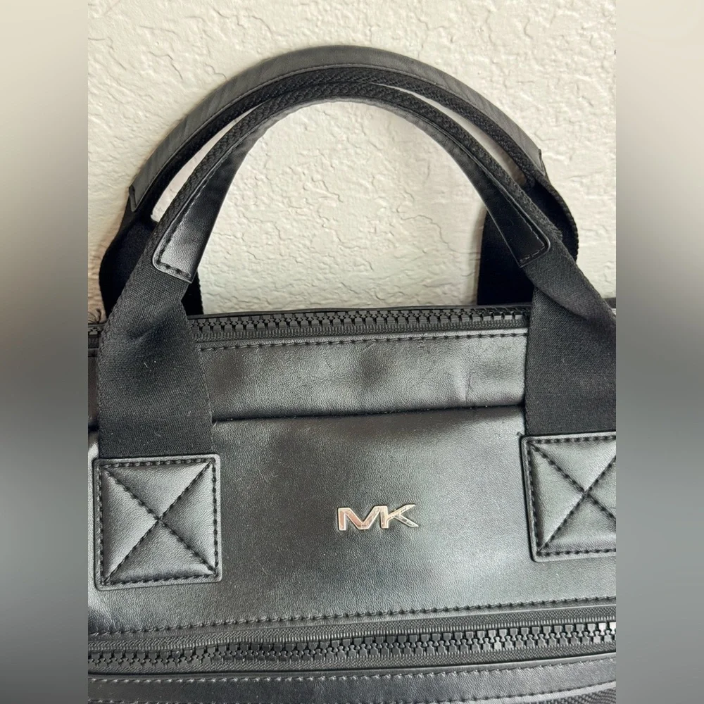 MICHAEL KORS Men’s Brooklyn Nylon Briefcase Black